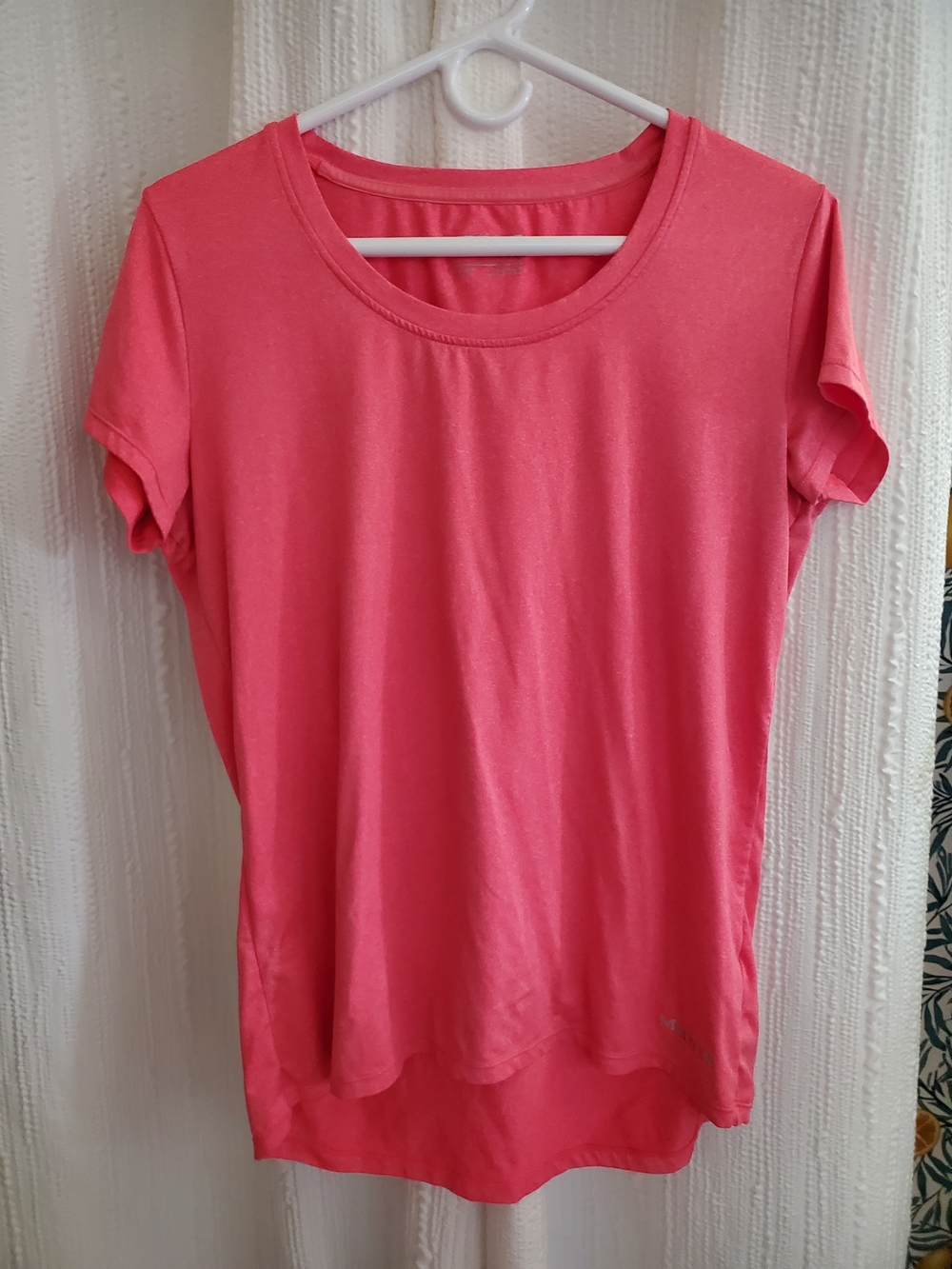 Womens Large Marmot Coral Pink Short-Sleeve Crewneck Tee Womens Size LARGE